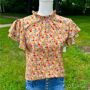 NWT ruffled women’s blouse